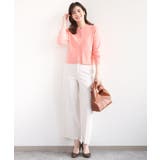 [名品シリーズ]ストレッチワイドパンツ/洗える | OFUON | 詳細画像24 