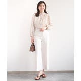 [名品シリーズ]ストレッチワイドパンツ/洗える | OFUON | 詳細画像26 