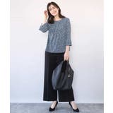 [名品シリーズ]ストレッチワイドパンツ/洗える | OFUON | 詳細画像44 