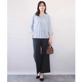 [名品シリーズ]ストレッチワイドパンツ/洗える | OFUON | 詳細画像45 