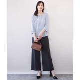 [名品シリーズ]ストレッチワイドパンツ/洗える | OFUON | 詳細画像46 