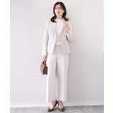 [名品シリーズ]ストレッチワイドパンツ/洗える | OFUON | 詳細画像7 