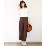 ストレッチワイドパンツ/接触冷感/洗える/WEB限定サイズあり | OFUON | 詳細画像17 