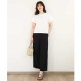 ストレッチワイドパンツ/接触冷感/洗える/WEB限定サイズあり | OFUON | 詳細画像2 