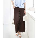 ブラウン | ストレッチワイドパンツ/接触冷感/洗える/WEB限定サイズあり | OFUON