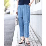 [名品シリーズ]ストレッチテーパードパンツ/洗える/WEB限定サイズ | OFUON | 詳細画像1 