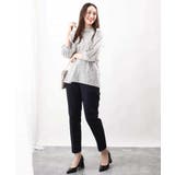 [名品シリーズ]ストレッチテーパードパンツ/洗える/WEB限定サイズ | OFUON | 詳細画像3 