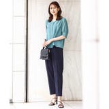 [名品シリーズ]ストレッチテーパードパンツ/洗える/WEB限定サイズ | OFUON | 詳細画像40 