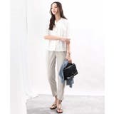 [名品シリーズ]ストレッチテーパードパンツ/洗える/WEB限定サイズ | OFUON | 詳細画像5 