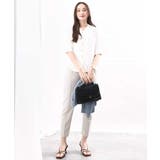 [名品シリーズ]ストレッチテーパードパンツ/洗える/WEB限定サイズ | OFUON | 詳細画像6 