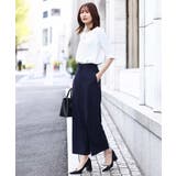 [名品シリーズ]ストレッチワイドパンツ/洗える/WEB限定サイズ | OFUON | 詳細画像11 