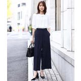 [名品シリーズ]ストレッチワイドパンツ/洗える/WEB限定サイズ | OFUON | 詳細画像9 