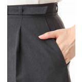 共布ベルト付きワンタックワイドパンツ UVカット 洗濯機で洗える | OFUON | 詳細画像28