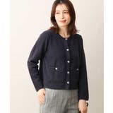 ミニブークレーニットカーディガン/洗える/WEB限定サイズあり | OFUON | 詳細画像7 