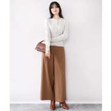 ダイヤ柄ニットカーディガン/洗える/WEB限定サイズあり | OFUON | 詳細画像19 