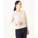 ダイヤ柄ニットカーディガン/洗える/WEB限定サイズあり | OFUON | 詳細画像29 