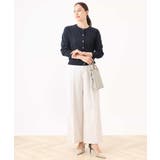 ダイヤ柄ニットカーディガン/洗える/WEB限定サイズあり | OFUON | 詳細画像5 