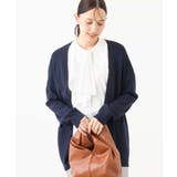 ネイビー | 着流しニットカーディガン/洗える/WEB限定 | OFUON