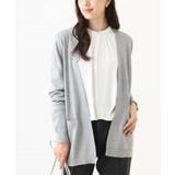 ライトグレー | 着流しニットカーディガン/洗える/WEB限定 | OFUON