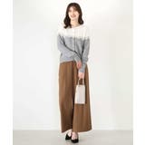 スカラップレース配色ニットカーディガン/洗える/WEB限定サイズあり | OFUON | 詳細画像13