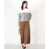 スカラップレース配色ニットカーディガン/洗える/WEB限定サイズあり | OFUON | 詳細画像15