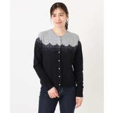 スカラップレース配色ニットカーディガン/洗える/WEB限定サイズあり | OFUON | 詳細画像6