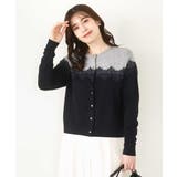 スカラップレース配色ニットカーディガン/洗える/WEB限定サイズあり | OFUON | 詳細画像8