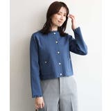 レースディテールニットジャケット/洗える/WEB限定サイズあり | OFUON | 詳細画像9 