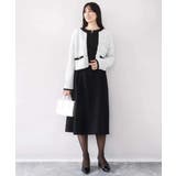 ラメ入りツイードニットジャケット/洗える/WEB限定サイズあり | OFUON | 詳細画像15 