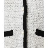 ラメ入りツイードニットジャケット/洗える/WEB限定サイズあり | OFUON | 詳細画像25 