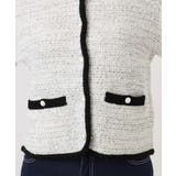 ラメ入りツイードニットジャケット/洗える/WEB限定サイズあり | OFUON | 詳細画像28 