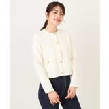 ジャケットライクニットカーディガン/洗える/WEB限定 | OFUON | 詳細画像22 