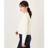 ジャケットライクニットカーディガン/洗える/WEB限定 | OFUON | 詳細画像32 