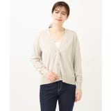 Vネックニットカーディガン/接触冷感/洗える/WEB限定サイズあり | OFUON | 詳細画像34