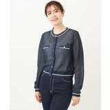 メッシュ柄ニットカーディガン/WEB限定サイズあり | OFUON | 詳細画像37