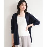 ネイビー | 着流しカーディガン/接触冷感/洗える/WEB限定サイズあり | OFUON