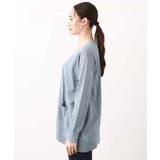 着流しシアーニットカーディガン/洗える | OFUON | 詳細画像3 