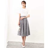 パール調釦デザイン五分袖ニットカーディガン/洗える | OFUON | 詳細画像10 