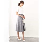 パール調釦デザイン五分袖ニットカーディガン/洗える | OFUON | 詳細画像11 