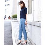 パール調釦デザイン五分袖ニットカーディガン/洗える | OFUON | 詳細画像15 