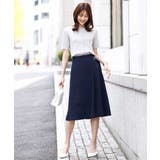 パール調釦デザイン五分袖ニットカーディガン/洗える | OFUON | 詳細画像22 