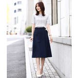 パール調釦デザイン五分袖ニットカーディガン/洗える | OFUON | 詳細画像23 