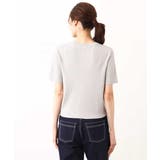 パール調釦デザイン五分袖ニットカーディガン/洗える | OFUON | 詳細画像26 