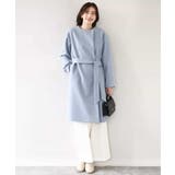 ウール混ノーカラーコート/WEB限定サイズあり | OFUON | 詳細画像10 