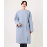 ウール混ノーカラーコート/WEB限定サイズあり | OFUON | 詳細画像13 