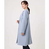 ウール混ノーカラーコート/WEB限定サイズあり | OFUON | 詳細画像14 