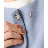 ウール混ノーカラーコート/WEB限定サイズあり | OFUON | 詳細画像21 