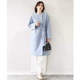 ウール混ノーカラーコート/WEB限定サイズあり | OFUON | 詳細画像8 