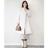 アイボリー | ウール混ノーカラーコート/WEB限定サイズあり | OFUON