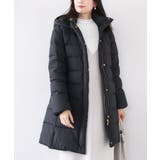 ベルト付きスムースタフタロングダウン/WEB限定サイズあり | OFUON | 詳細画像1 